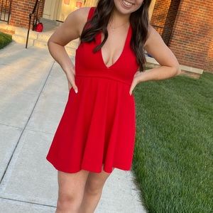 Mini Red Dress